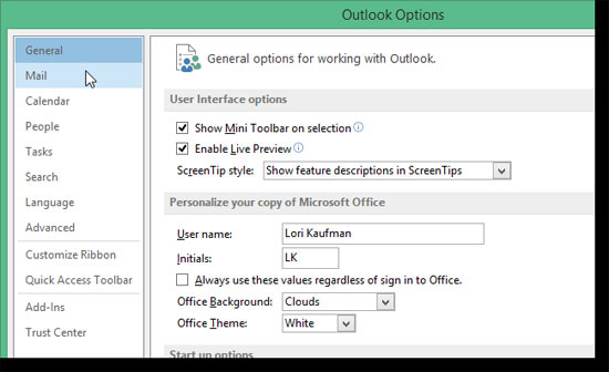 Sao lưu và khôi phục lại chữ ký trong Outlook 2013