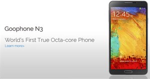 Goophone N3: Bản sao Galaxy Note 3