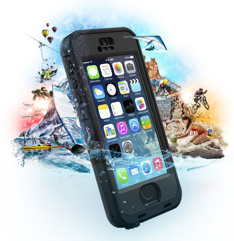 Case chống nước cho iPhone 5S Case chống nước đầu tiên tương thích với iPhone 5s