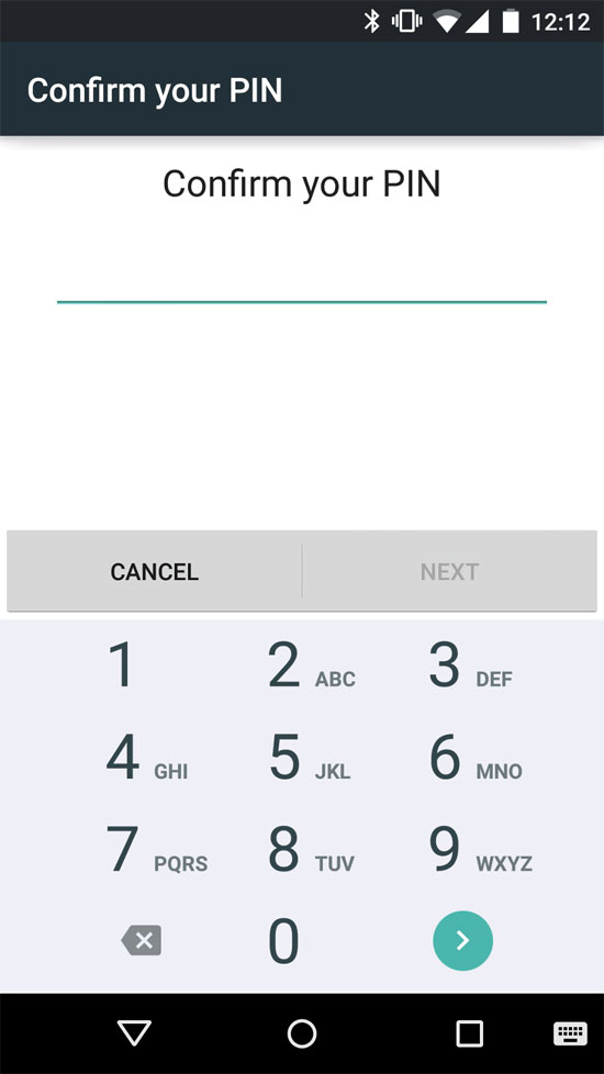 Xác nhận mã pin Sử dụng tính năng bảo mật mới Smart Lock trên Android 5.0 Lollipop