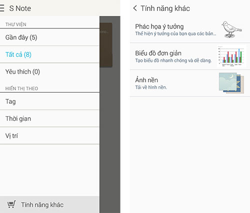 Thủ thuật trên Galaxy Note 4 Các thủ thuật với ứng dụng S Note trên Galaxy Note 4