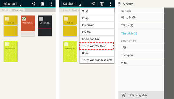 Thủ thuật trên Galaxy Note 4 Các thủ thuật với ứng dụng S Note trên Galaxy Note 4
