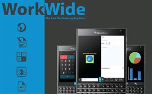 Chạy 2 ứng dụng cùng lúc trên màn hình BlackBerry Passport