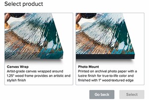 Flickr cho phép người dùng có thể in ảnh của mình để treo tường