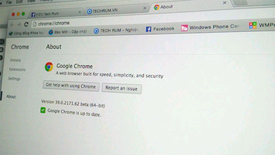 Google Chrome 39 cập nhật, chính thức hỗ trợ 64-bit cho OS X