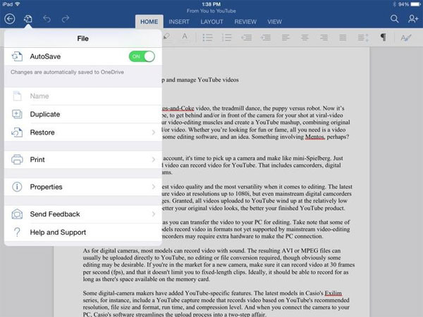 Làm thế nào để in ấn mọi thứ trong iOS 8?