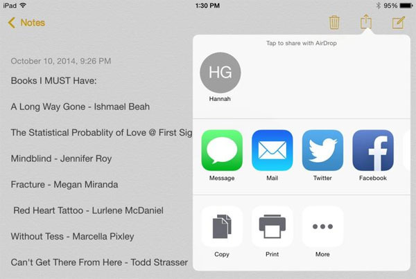 Làm thế nào để in ấn mọi thứ trong iOS 8? Làm thế nào để in ấn mọi thứ trong iOS 8?