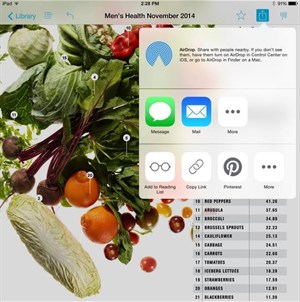 Làm thế nào để in ấn mọi thứ trong iOS 8?