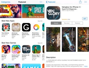 App Store thay nút 'Free' bằng nút "Get"