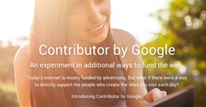 Google Contributor hỗ trợ loại bỏ quảng cáo của Google