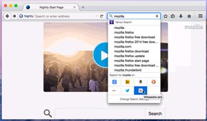 Giao diện tìm kiếm mới của trình duyệt Firefox
