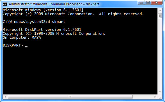 Xoá bỏ và gán ký tự ổ đĩa bất kỳ trong Windows với Diskpart