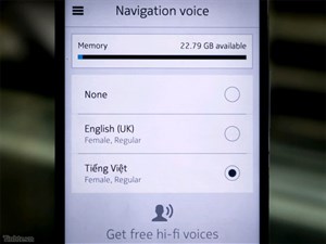 Here Maps cho Android đã có giọng nói Việt