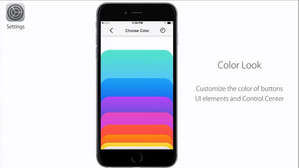 Ý tưởng iOS 9 với chế độ tiết kiệm pin