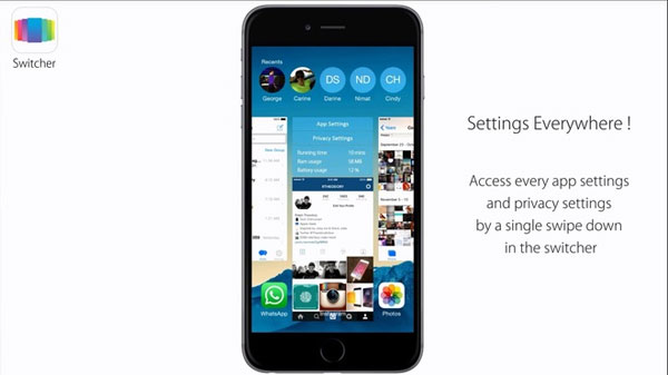 Ý tưởng iOS 9 với chế độ tiết kiệm pin