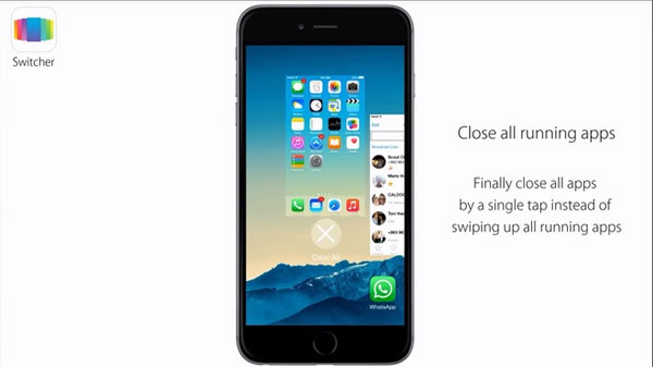 Ý tưởng iOS 9 với chế độ tiết kiệm pin