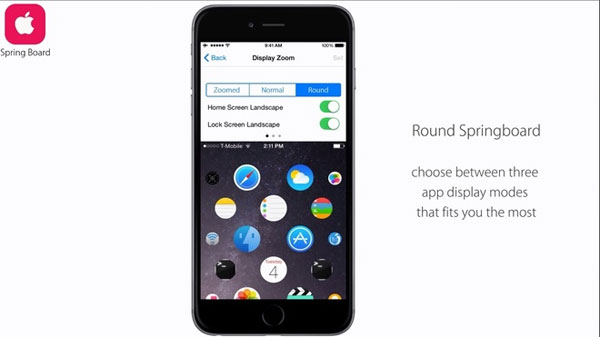 Ý tưởng iOS 9 với chế độ tiết kiệm pin