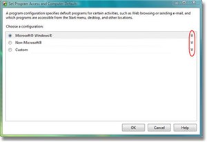 Windows Vista: Cách thiết lập truy cập ứng dụng mặc định