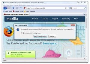 Firefox 3.1 Beta 2 ra mắt chế độ duyệt web riêng tư