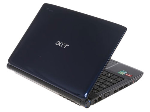Nhìn tổng thể, thiết kế bên ngoài của Acer Aspire 4540G sang trọng và chắc chắn.