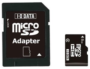 IO Data ra mắt thẻ nhớ microSDHC Class 2