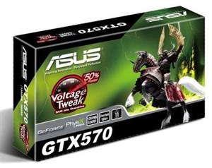 Asus công bố card đồ hoạ mới GeForce GTX 570