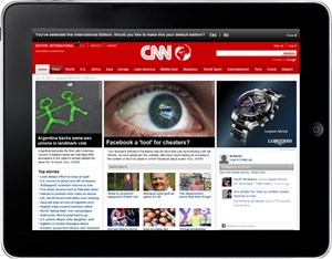 Hãng tin CNN ra mắt ứng dụng miễn phí cho iPad