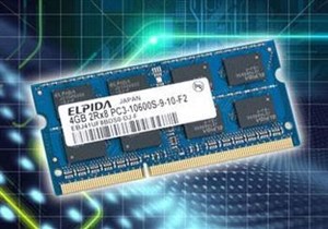 Elpida giới thiệu module bộ nhớ DDR3 SODIMM 4GB