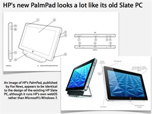 Palm, HP bị đồn đang làm việc trên máy tính bảng mới 