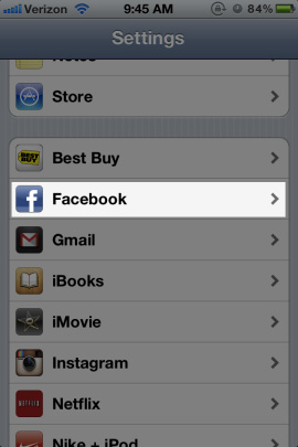 Tắt các thông báo cụ thể trên ứng dụng Facebook for iOS