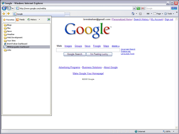 Phục hồi Internet Explorer Favorites