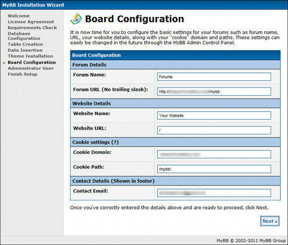 Hướng dẫn cài đặt myBB Forum trên server