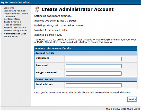 Hướng dẫn cài đặt myBB Forum trên server