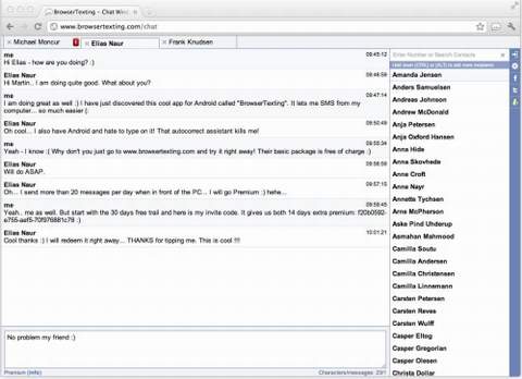 Cách gửi và nhận tin nhắn sms qua trình duyệt web