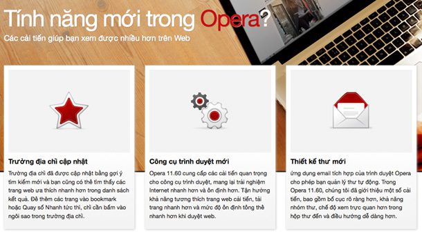 Opera 11.60 làm hài lòng những người đam mê công nghệ