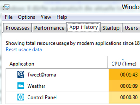 Windows 8 task manager