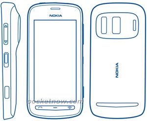 Lộ hình Nokia 803 trong tờ hướng dẫn sử dụng