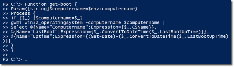tạo function get-boot