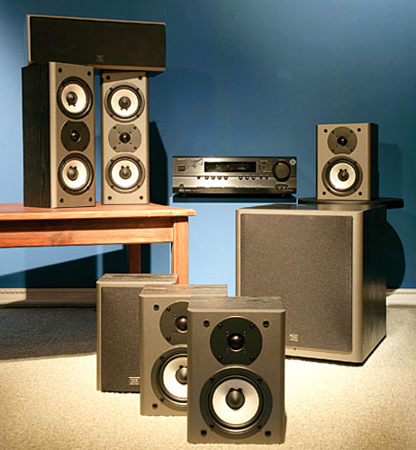 Một hệ thống rạp hát tại gia của Onkyo. 