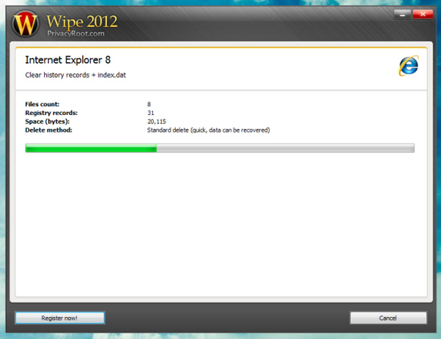 Xoá sạch dấu vết các hoạt động online và local với Wide 2012