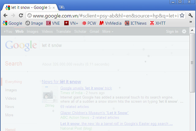 Bí mật thú vị ngay trên công cụ tìm kiếm của Google