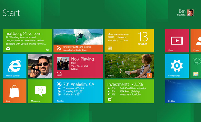 Windows 8 là điều được trông đợi nhất ở Microsoft vào năm sau