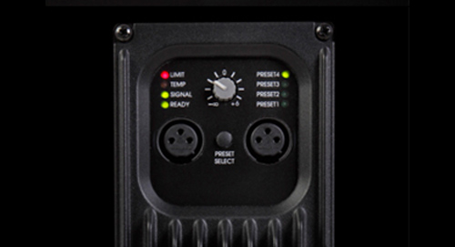 Panel mặt sau hiển thị các thiết lập của nhà sản xuất.