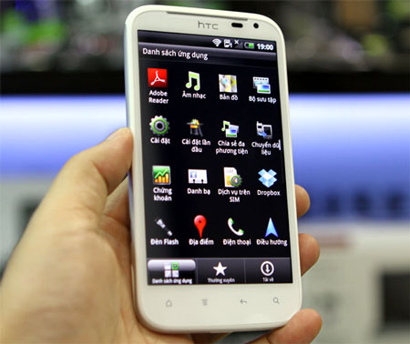 HTC Sensation XL chính hãng giá 15,9 triệu đồng