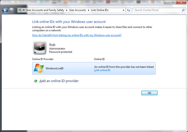 Kết nối thư mục lưu trữ SkyDrive trong Windows 7