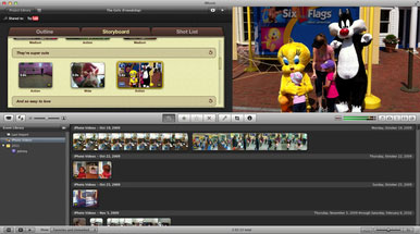 Thực hiện đoạn phim iMovie