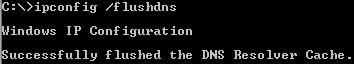 Flush DNS bằng lệnh