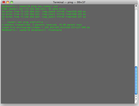Xóa DNS trong Mac OS X