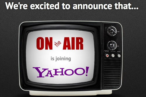 Yahoo thâu tóm công ty video chat OntheAir Yahoo thâu tóm công ty video chat OntheAir