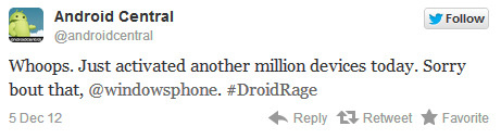 Microsoft tặng quà cho người "nói xấu" Android